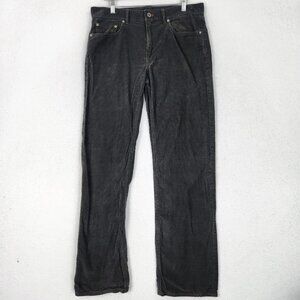 Banana Republic Pants Mens 33x32 Gray Straight Fit Corduroy 5-Pocket Casual